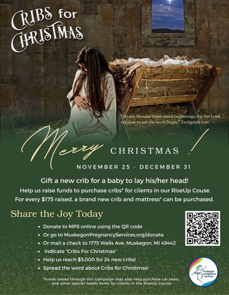 Gift a CRIB for Christmas for a newborn babe to lay his/her head!